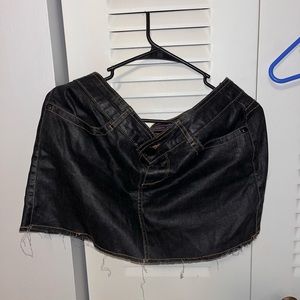 denim vintage skirt